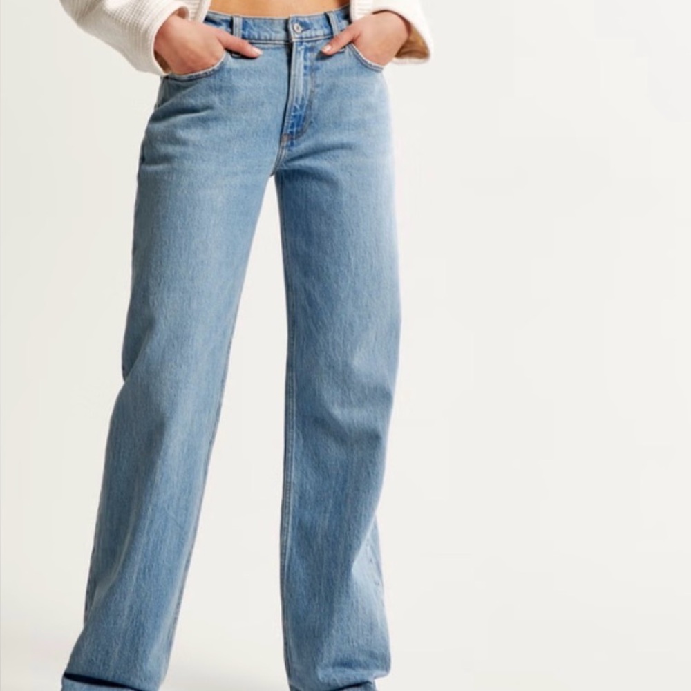 abercrombie & fitch 90s baggy low rise jeans size 29/8